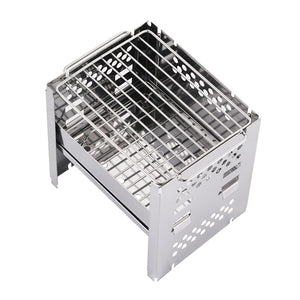 Portable Outdoor Stainless Steel Removable Camping BBQ Grill