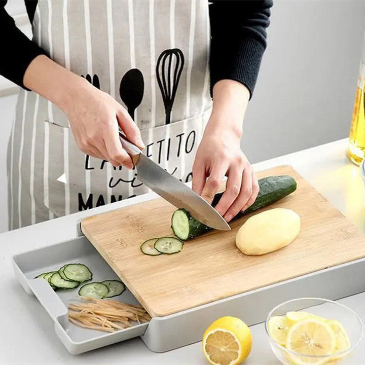 Elevate Your Culinary Experience with Our Large Bamboo Kitchen Cutting Board