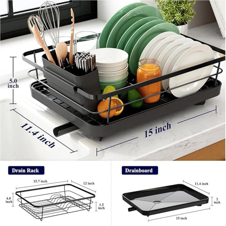 Transform Your Kitchen Space with the Double-layer Kitchen Rack Tableware Storage