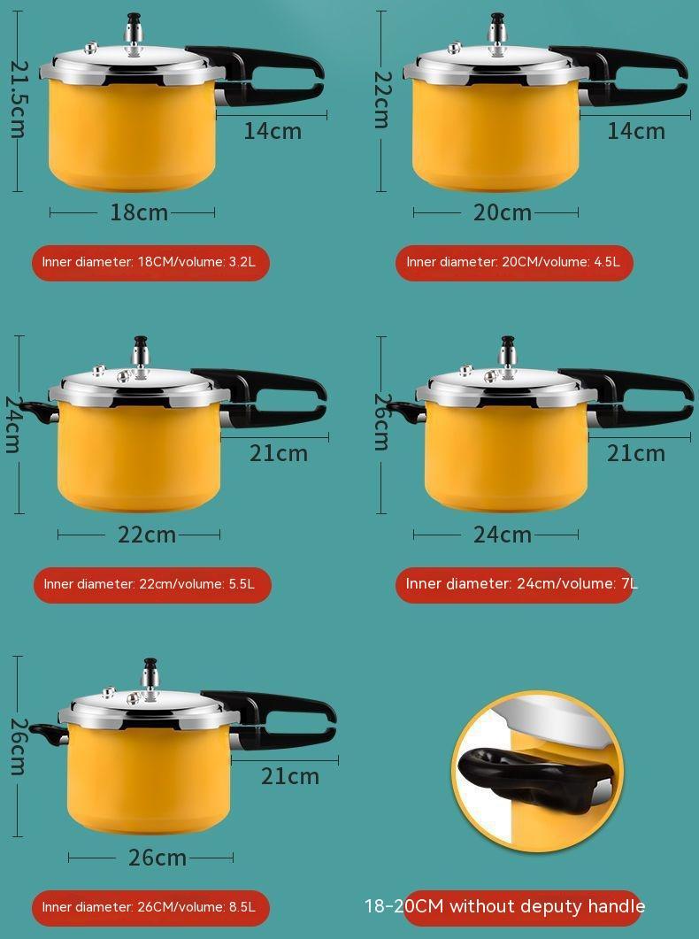 High Pressure Gas Stove Compatible Explosion Proof Pressure Cooker