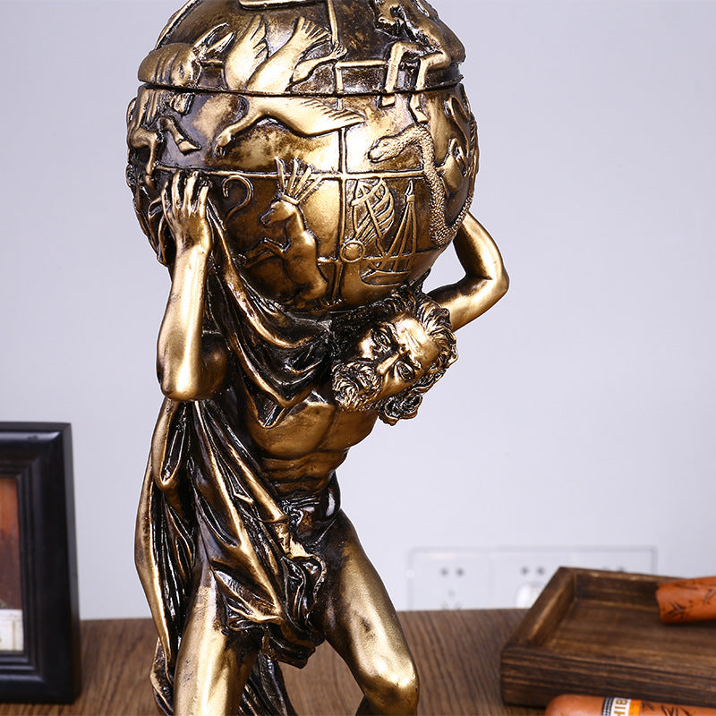 Desktop Titan Greek Mythology Resin Decorative Figurine Craft Statue