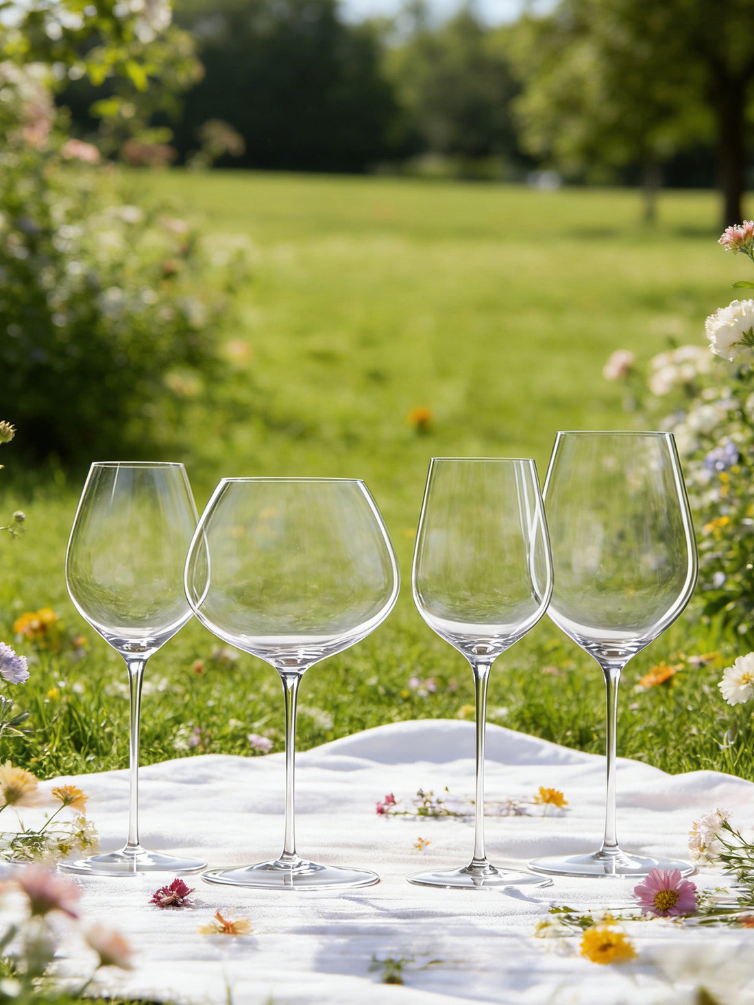 Elegant Crystal Glass Goblet For Beverages And Special Occasions