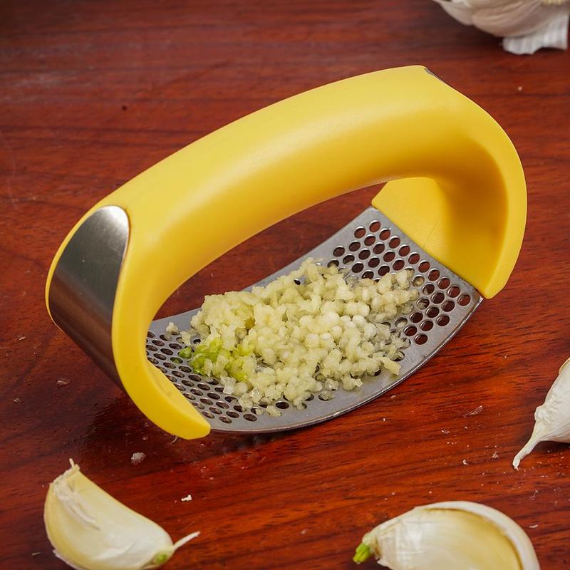 Stainless Steel Garlic Press And Masher