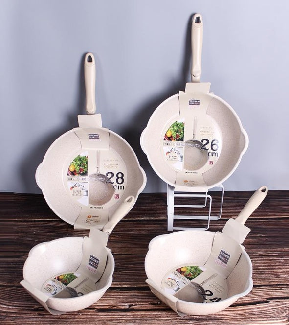 Deep Non Stick Small Frying Pan Home Wok Cookware