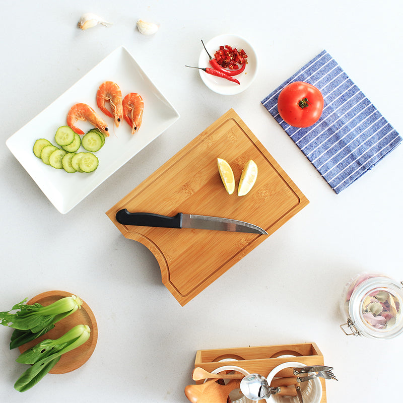 Multifunctional Household Chopping Board With Dish