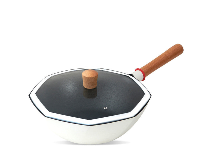 Maifan Stone Non Stick Wok Oil Smoke Free Cookware Induction Gas Pan