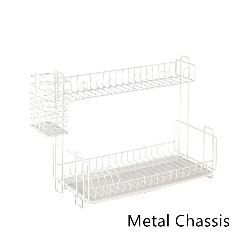 Multifunctional Double Layer Dish Drying Rack