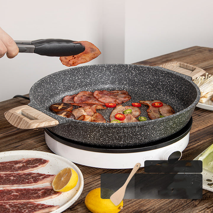 Maifan Stone Non Stick Steak Frying Pan Flat Bottom Cookware