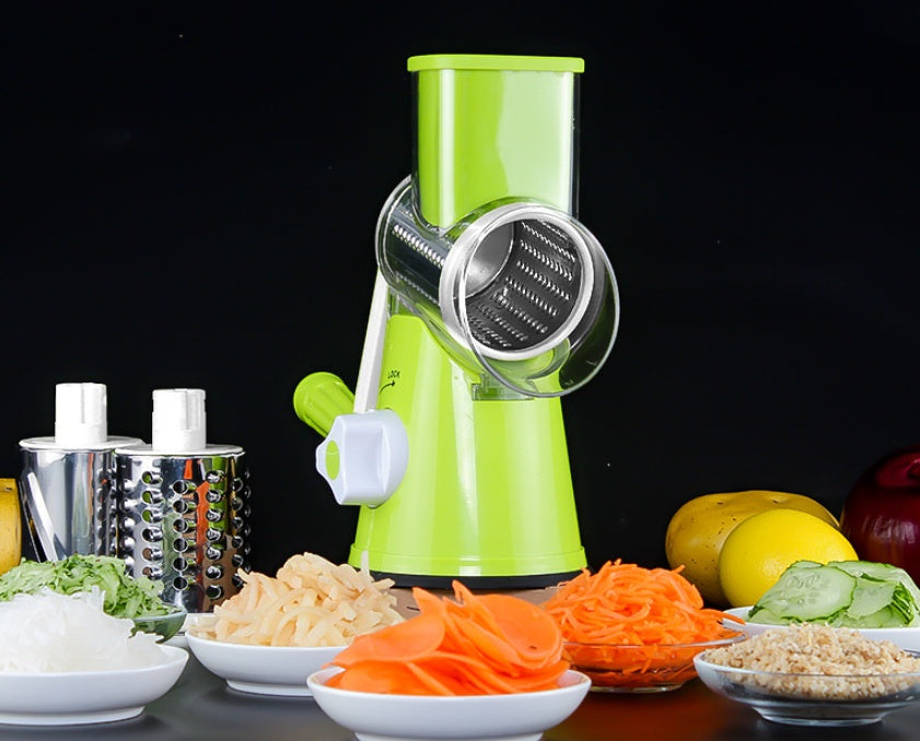 Multifunctional Round Mandoline Vegetable And Cheese Slicer