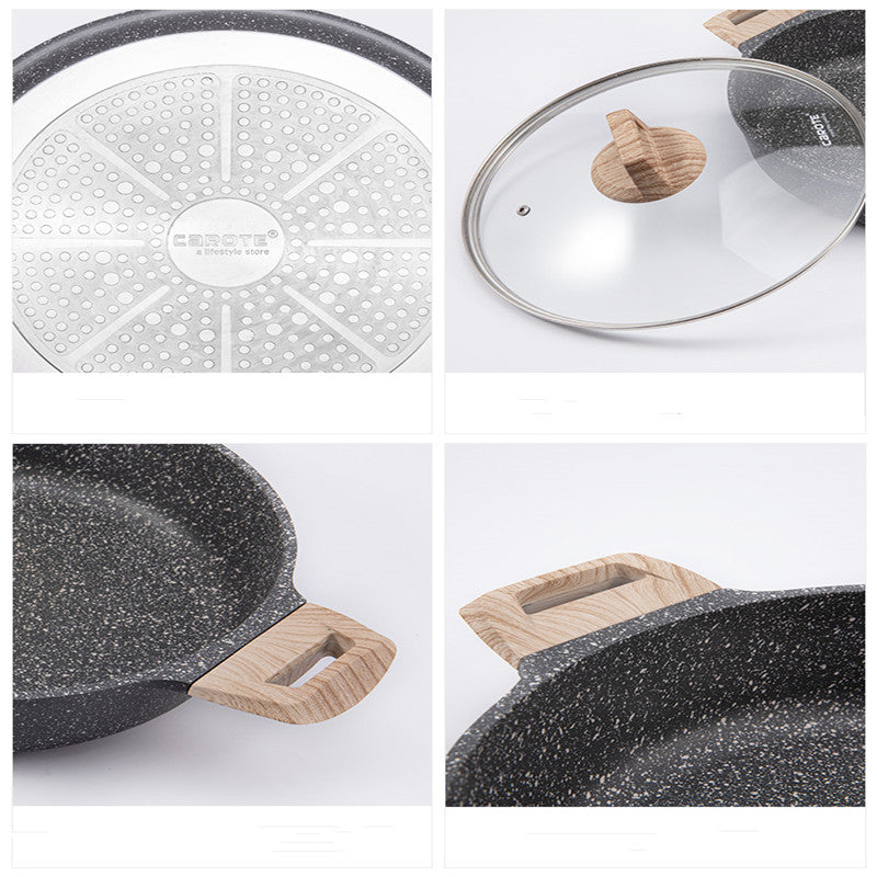 Maifan Stone Non Stick Steak Frying Pan Flat Bottom Cookware