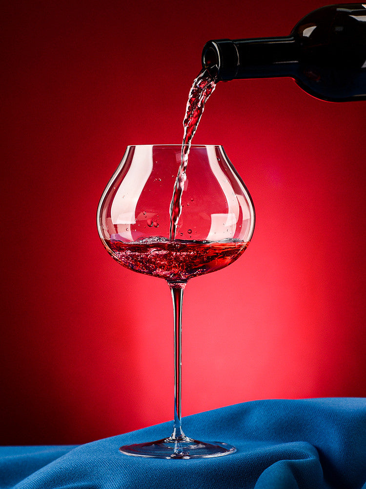 Crystal Glass Goblet For Elegant Beverage Serving