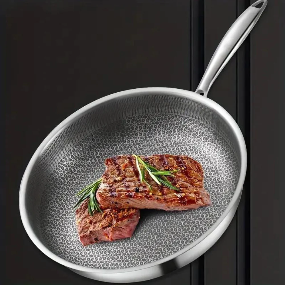 Premium Honeycomb Non Stick Frying Pan Induction Wok Cookware
