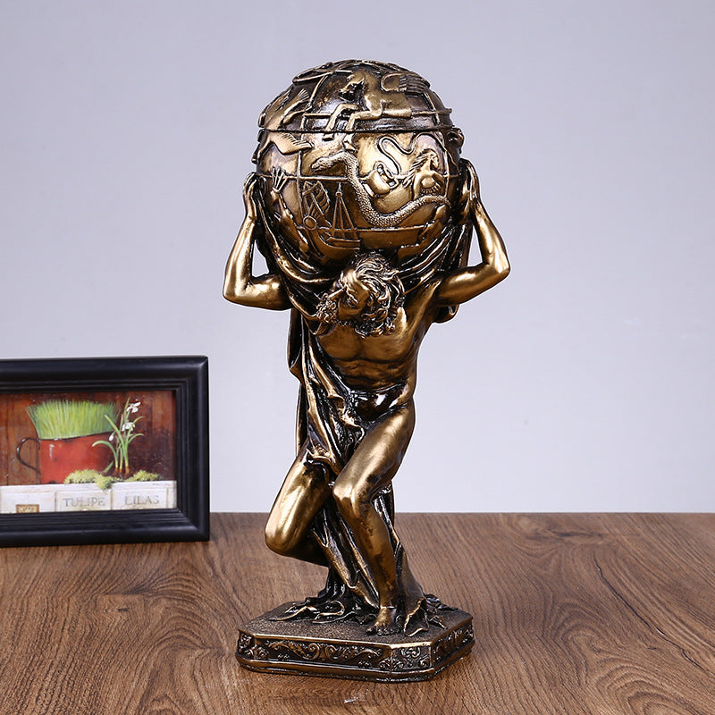 Desktop Titan Greek Mythology Resin Decorative Figurine Craft Statue