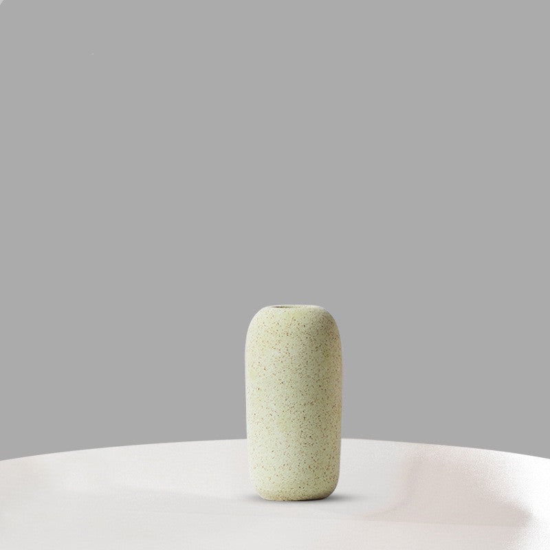 Frosted Ceramic Vase Home Decor Accent Piece