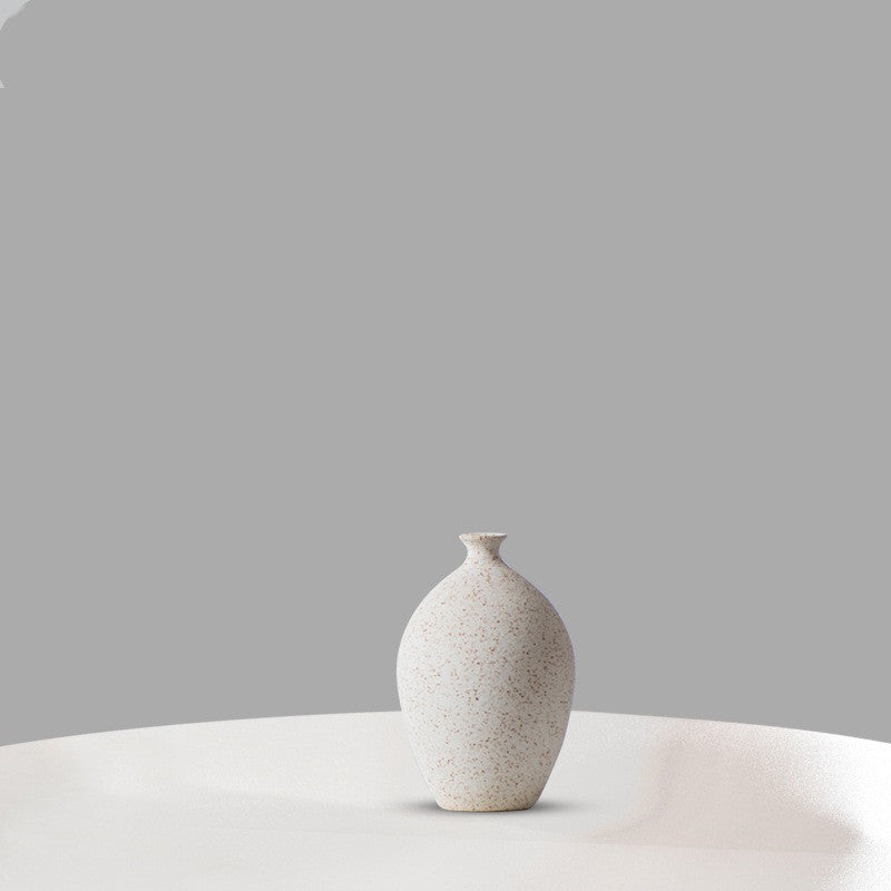 Frosted Ceramic Vase Home Decor Accent Piece