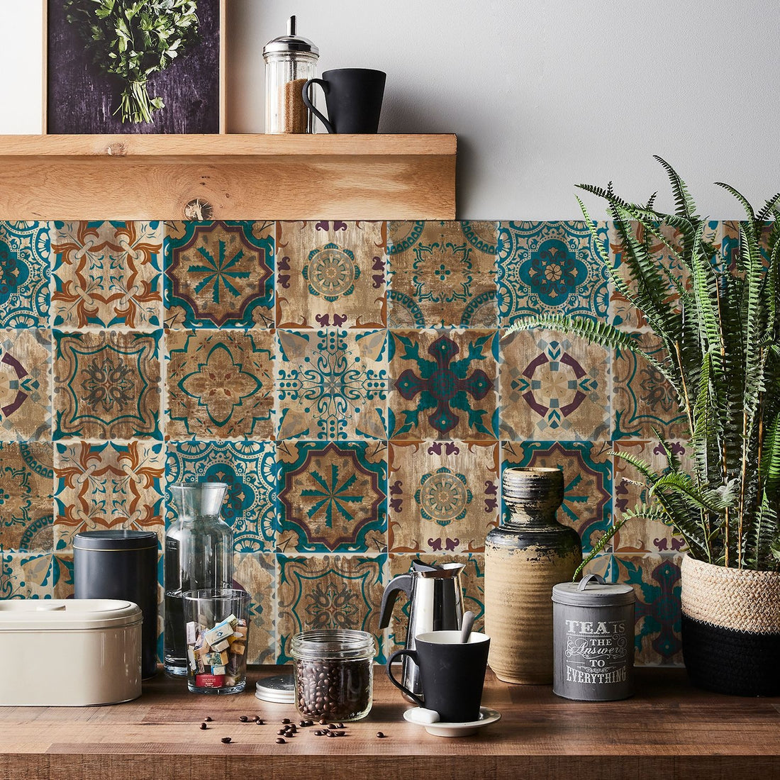 Mandala Self Adhesive Kitchen Stove Wall Decor Sticker
