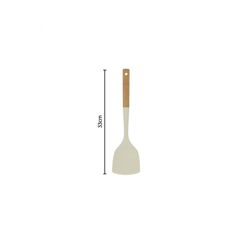 High Temperature Silicone Kitchen Utensils Set Spatula Spoon Colander