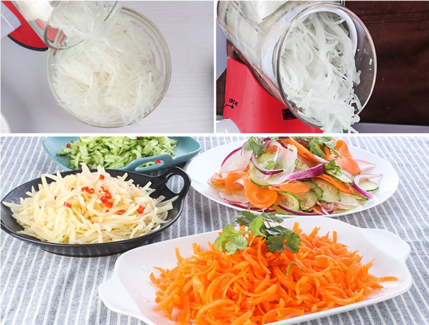 Multifunctional Round Mandoline Vegetable And Cheese Slicer