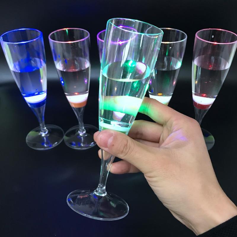 LED Luminous Champagne Goblet Household