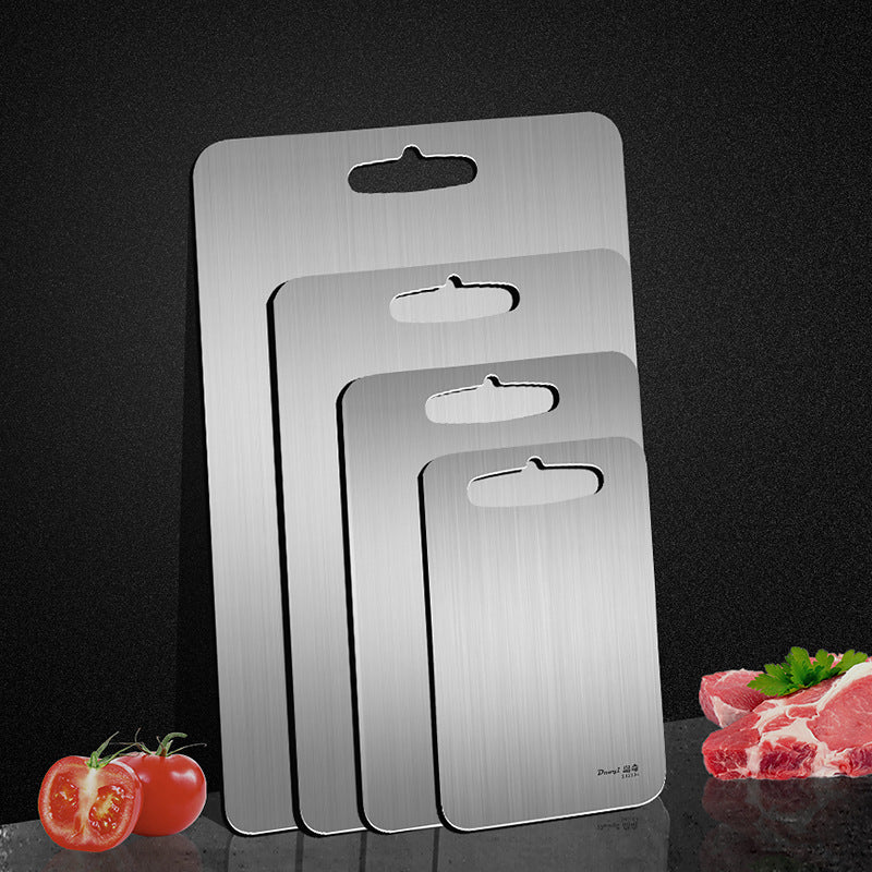 304 Stainless Steel Double Sided Kitchen Chopping Board