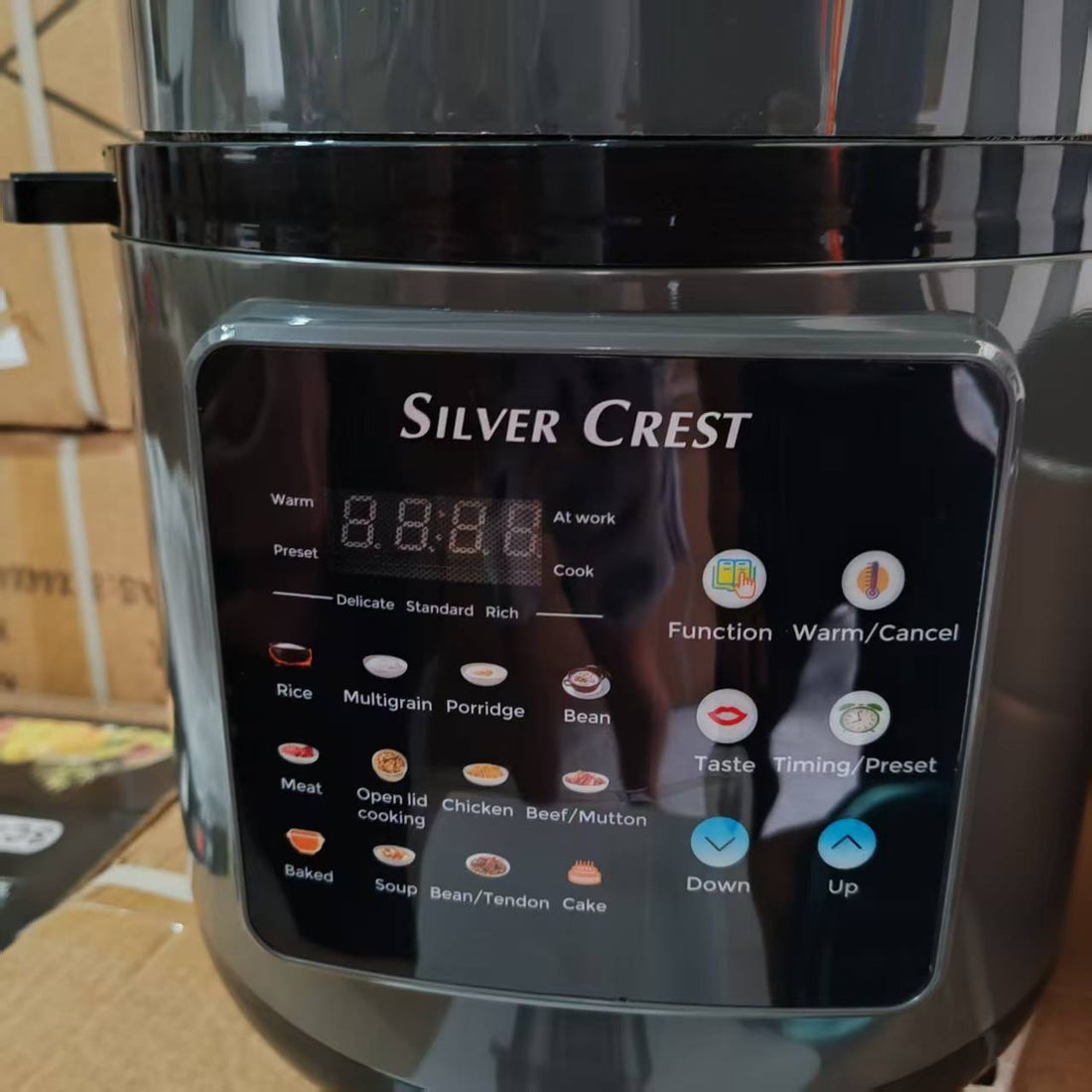 6L Automatic Electric Pressure Cooker Multifunctional Stew Cooker