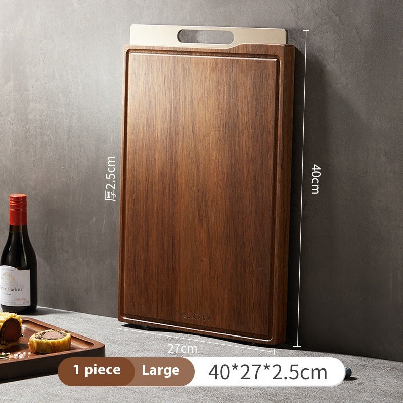 Solid Wood Kitchen Chopping Board Anti Mold Antibacterial Cutting Board