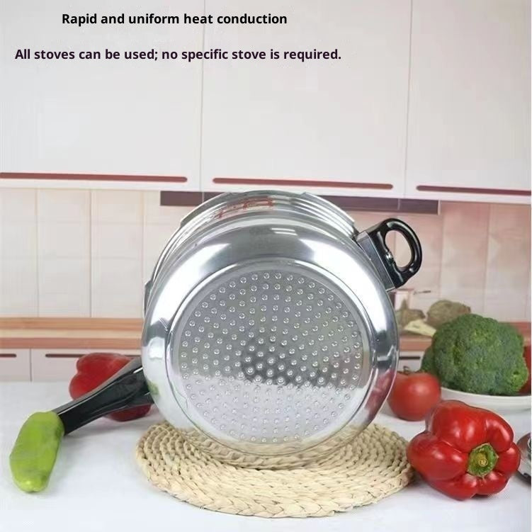 Universal Pressure Cooker Gas Induction Compatible Household Cookware