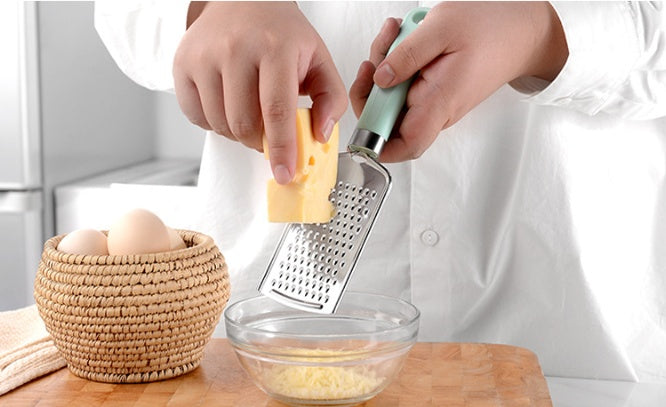 Creative Stainless Steel Kitchen Utensils Plastic Handle Set