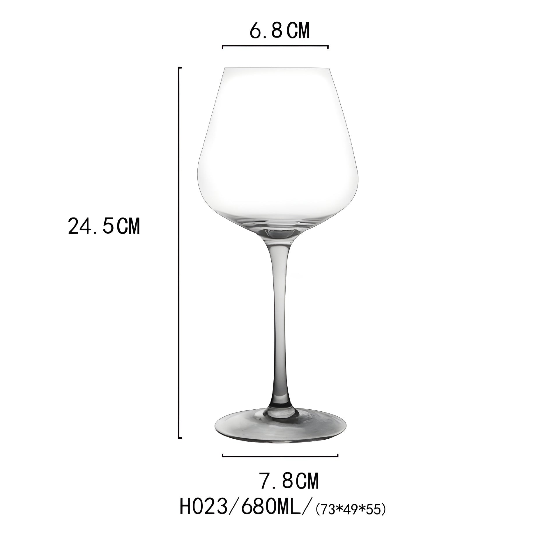Luxury Crystal Glass Goblet For Elegant Beverage Serving
