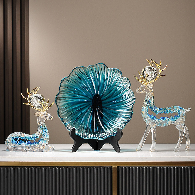 Modern Luxury Deer Figurine Entryway Decor