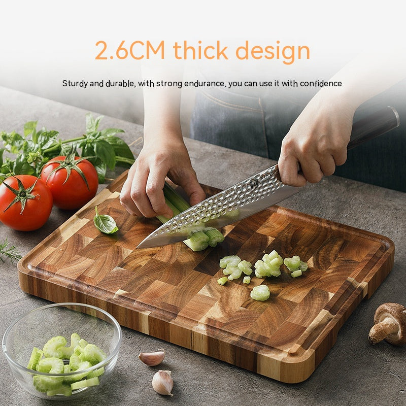 Acacia Wood Thick Kitchen Chopping Board Household Cutting Board