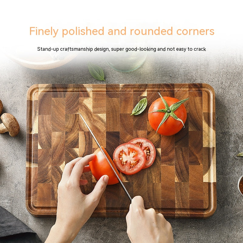 Acacia Wood Thick Kitchen Chopping Board Household Cutting Board