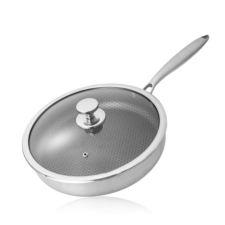 Premium Honeycomb Non Stick Frying Pan Induction Wok Cookware