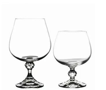 Elegant Crystal Glass Goblet For Brandy And Beverages