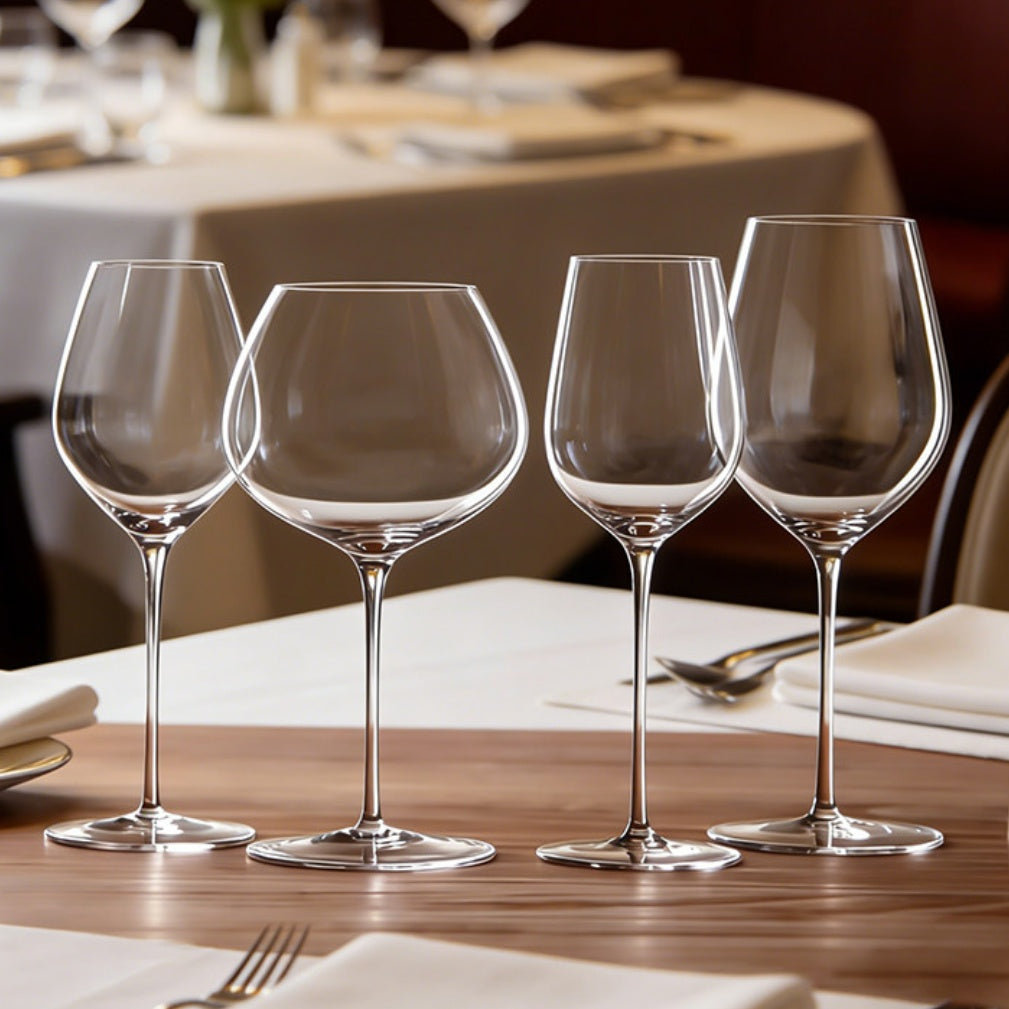 Elegant Crystal Glass Goblet For Beverages And Special Occasions