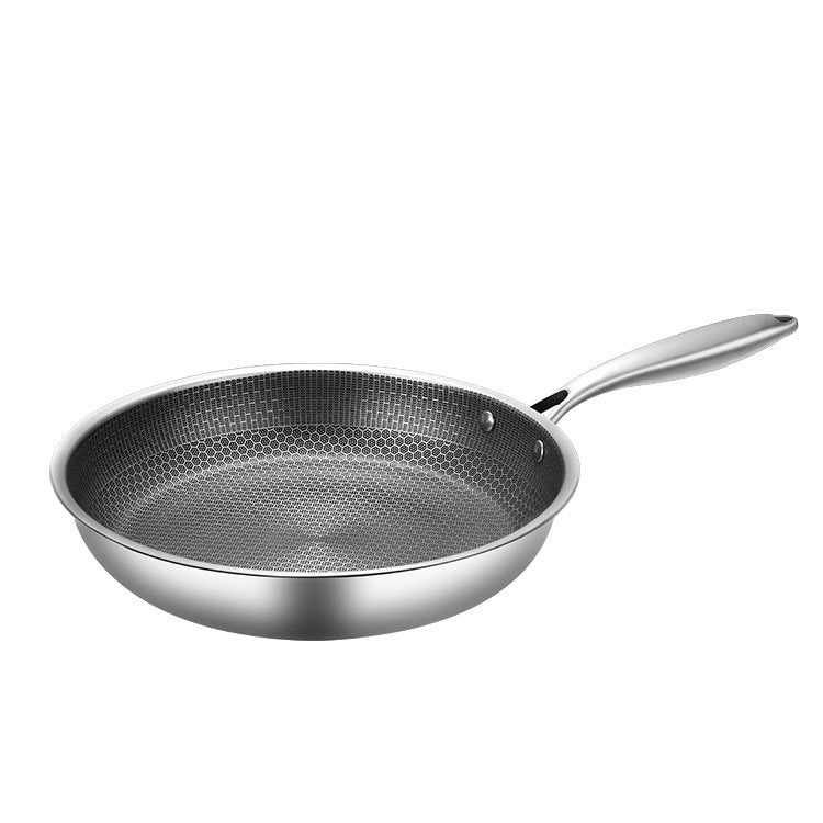 Stainless Steel Honeycomb Non Stick Frying Pan Household Cookware