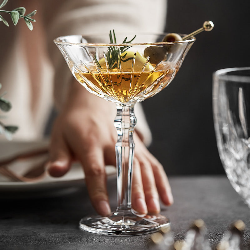 Vintage Luxury Crystal Goblet For Elegant Beverage Serving
