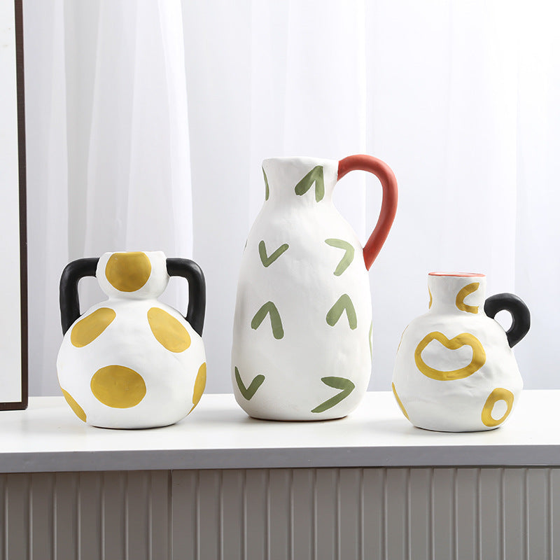 Ceramic Vase Decoration Living Room Home Decoration