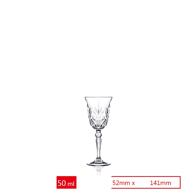 Carved Crystal Goblet For Elegant Beverage Serving