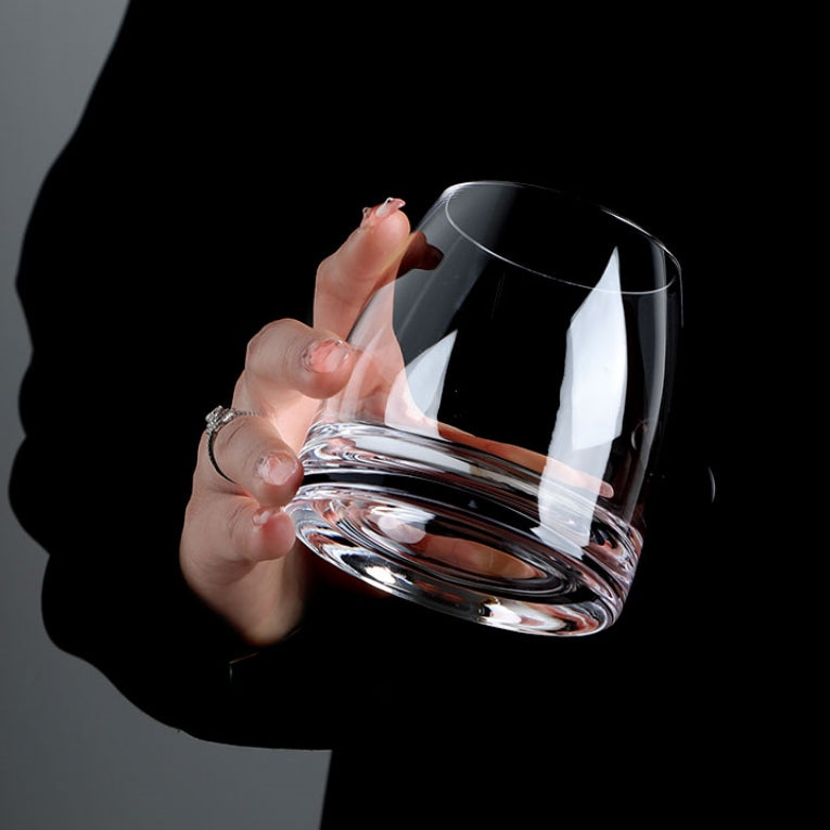 Thick Crystal Glass Whiskey Tumbler For Home Use