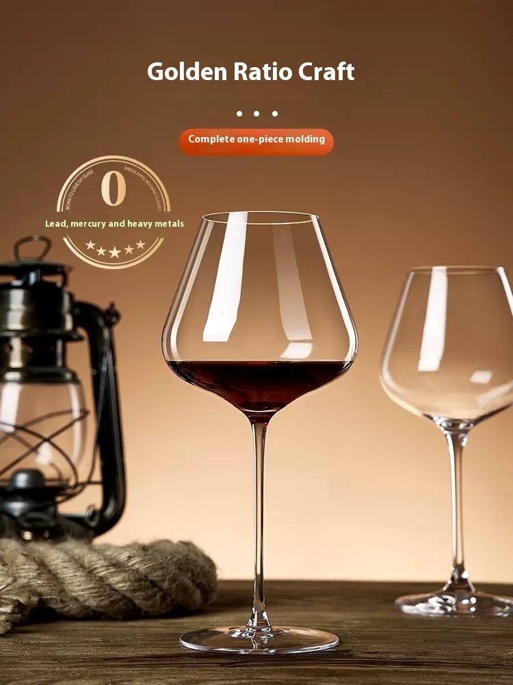 Luxury Crystal Glass Goblet For Elegant Beverage Serving