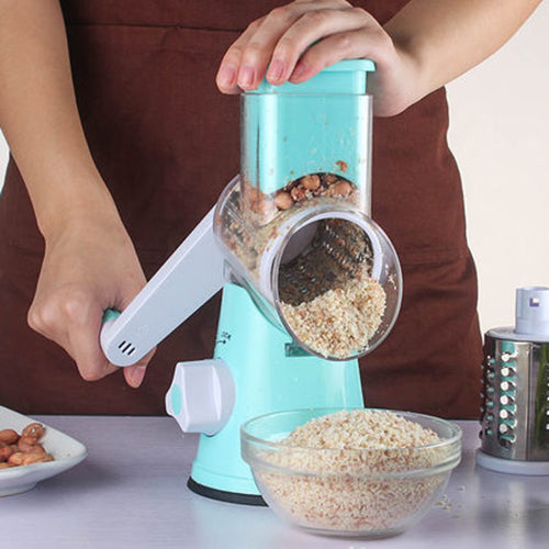 Multifunctional Round Mandoline Vegetable And Cheese Slicer
