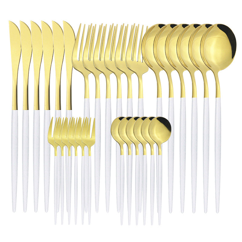 Stainless Steel Creative Cutlery Set Coffee Spoon Fruit Cake Fork
