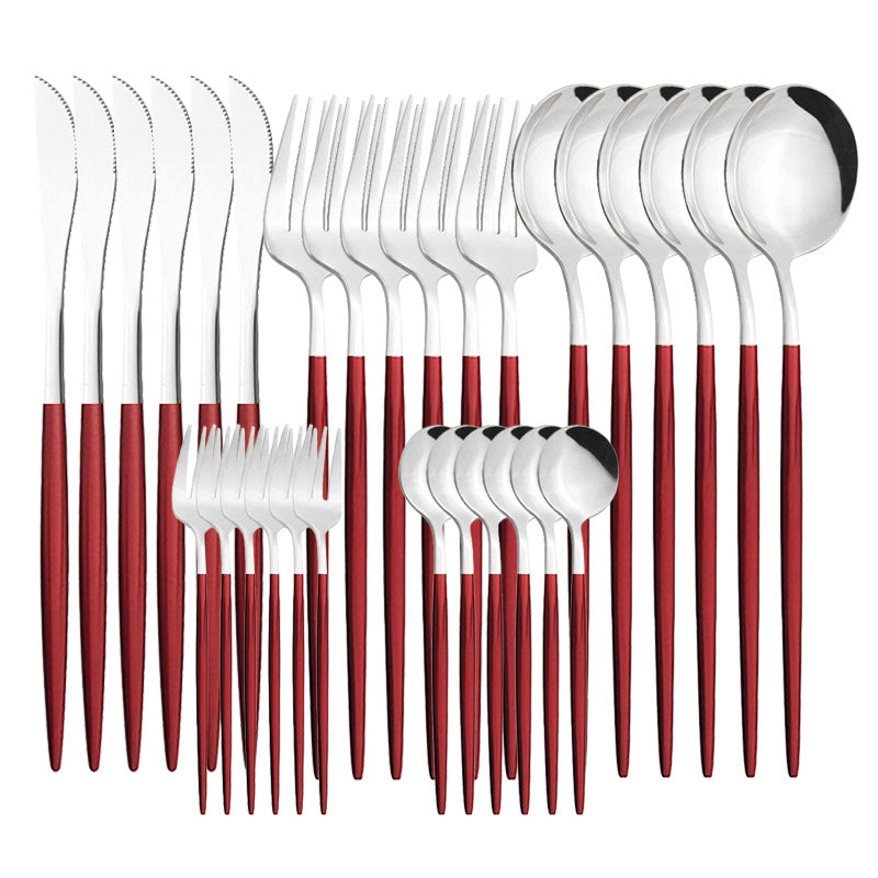 Stainless Steel Creative Cutlery Set Coffee Spoon Fruit Cake Fork
