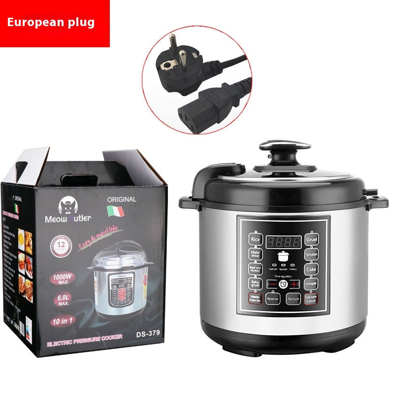 5L Smart Multi Function Pressure Cooker Rice Cooker Timer Household